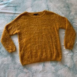 Gold Fuzzy Sweater